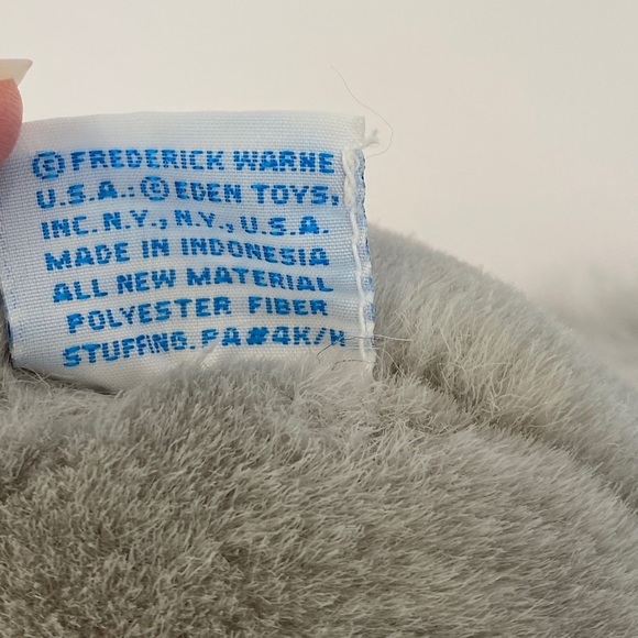 Vintage Eden Beatrix Potter Timmy Tiptoes 
Plush Toy Gray Squirrel, 7” - Picture 5 of 6